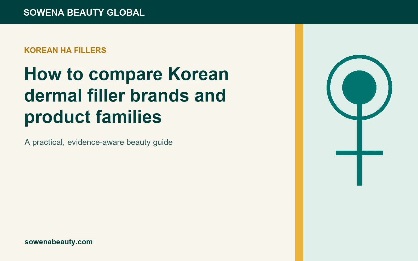 How to compare Korean dermal filler brands and product families