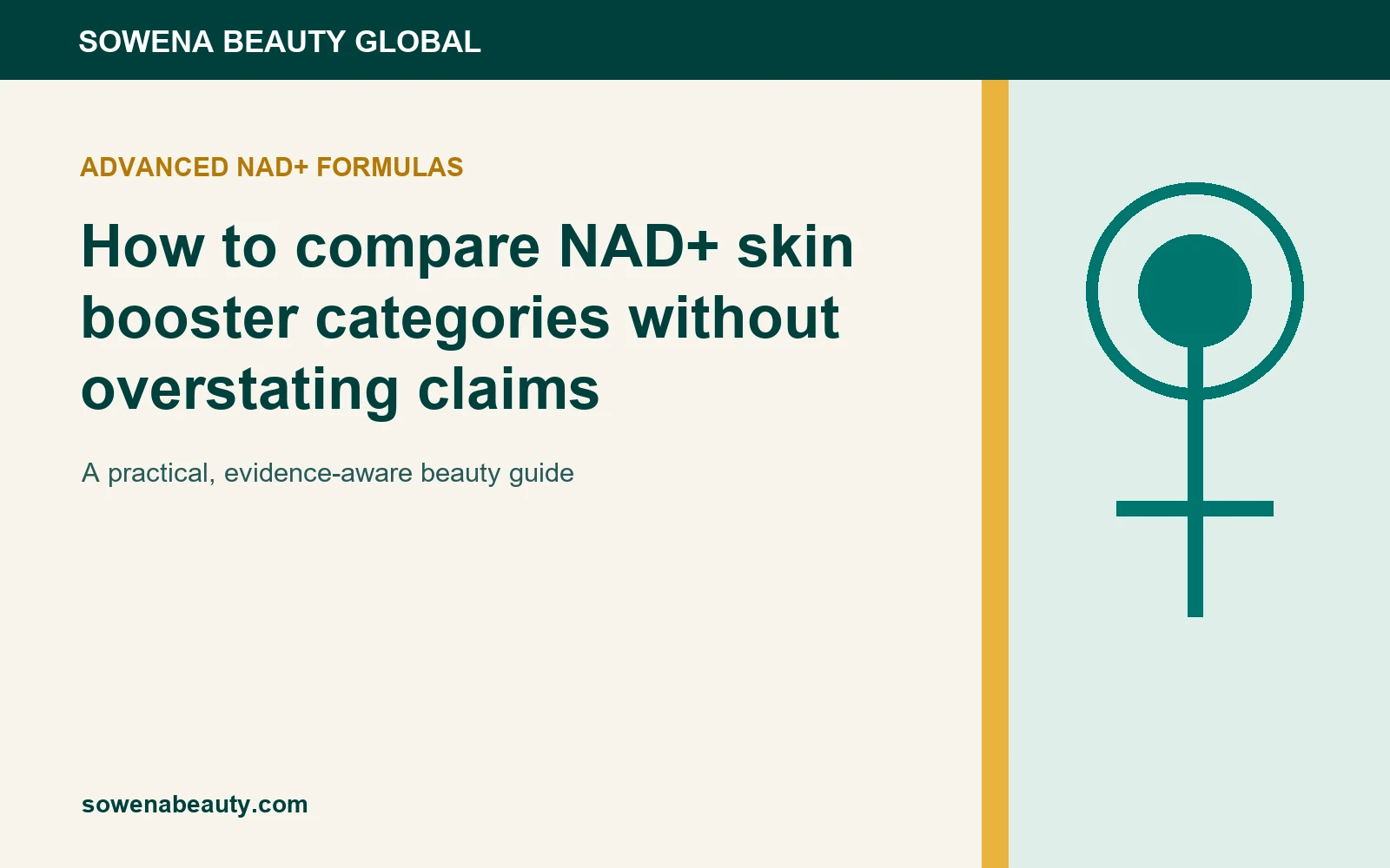 How to compare NAD+ skin booster categories without overstating claims