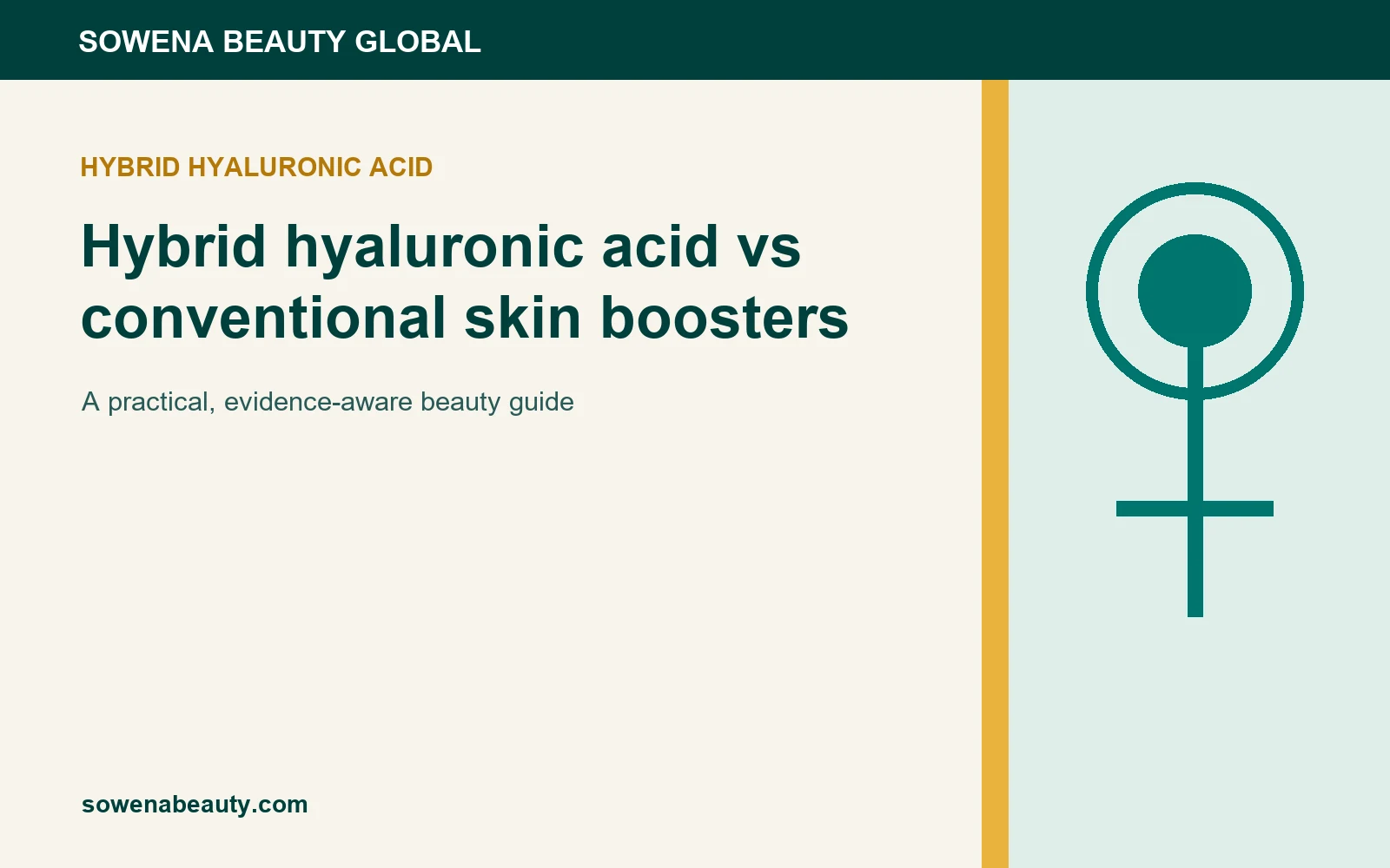 Hybrid hyaluronic acid vs conventional skin boosters