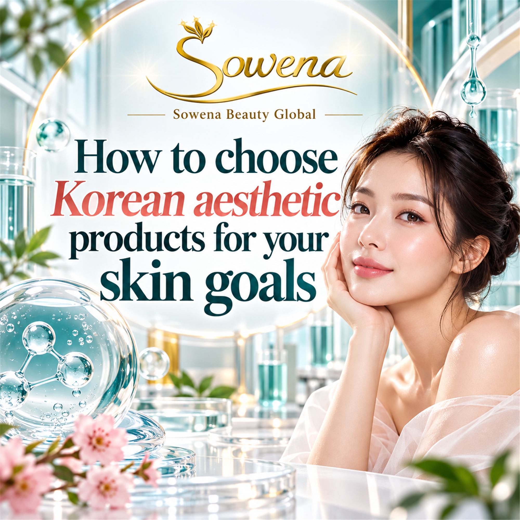 Sowena Beauty guide to choosing Korean aesthetic products for different skin goals