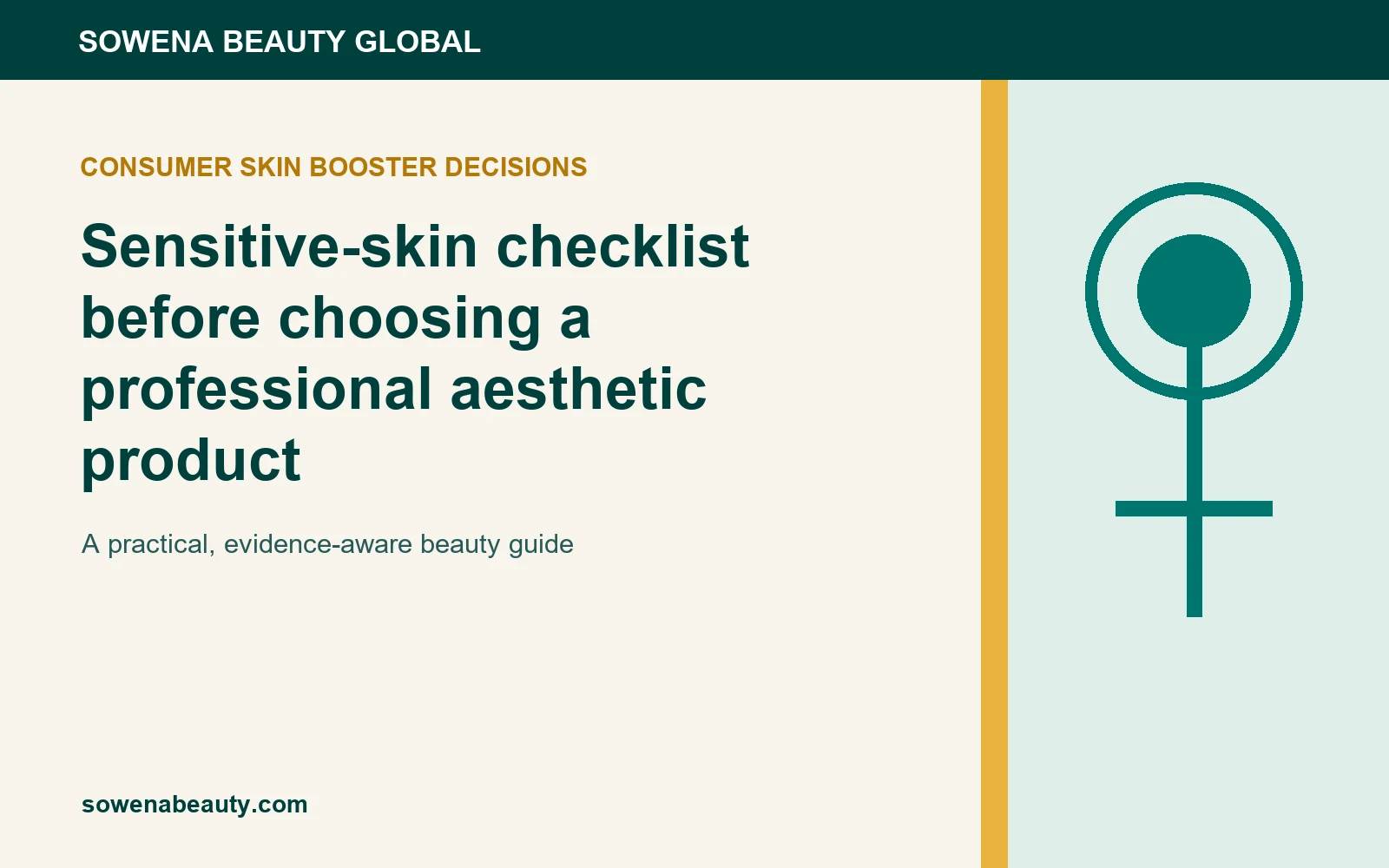 Sensitive-skin checklist before choosing a professional aesthetic product
