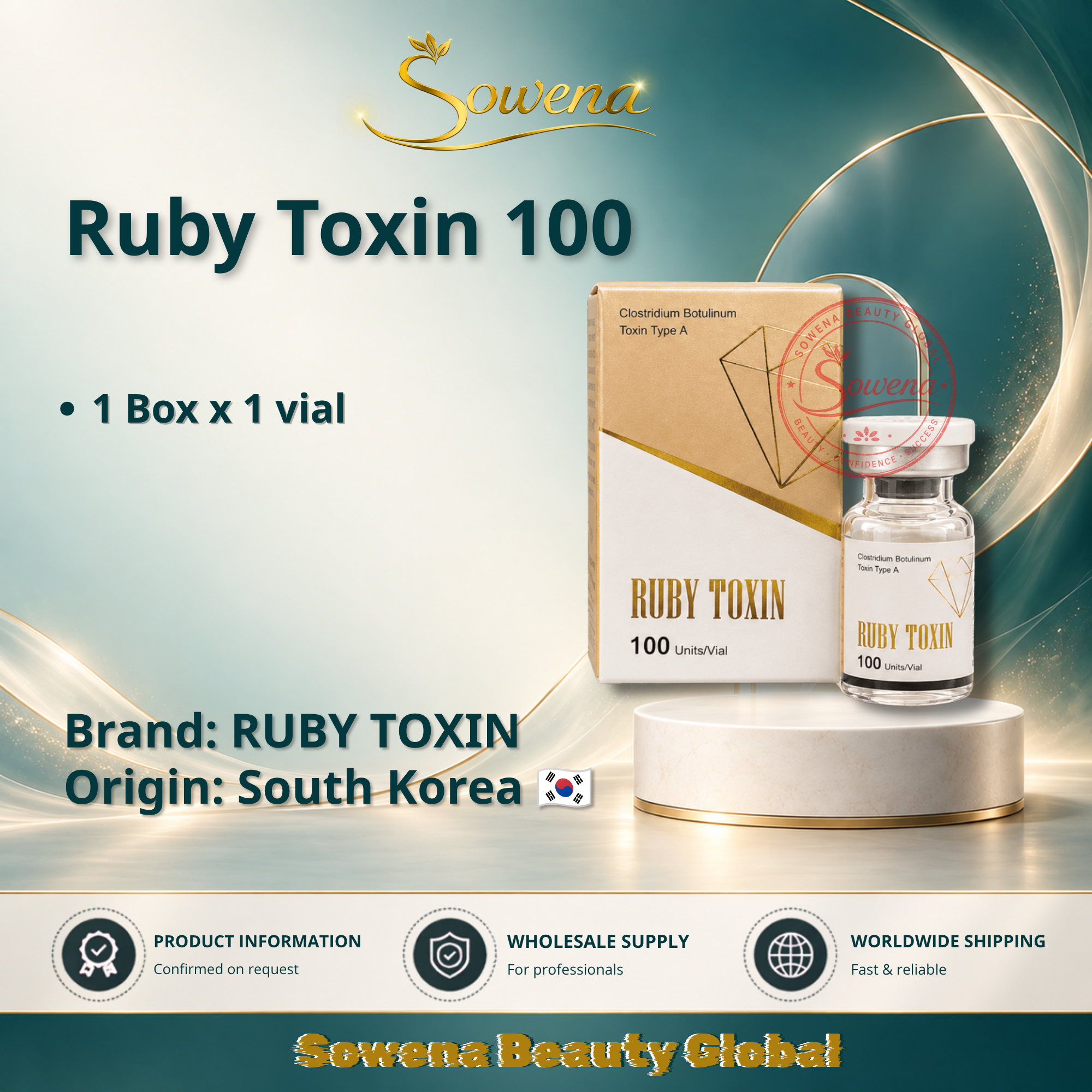 Rubytoxin 100 product packaging